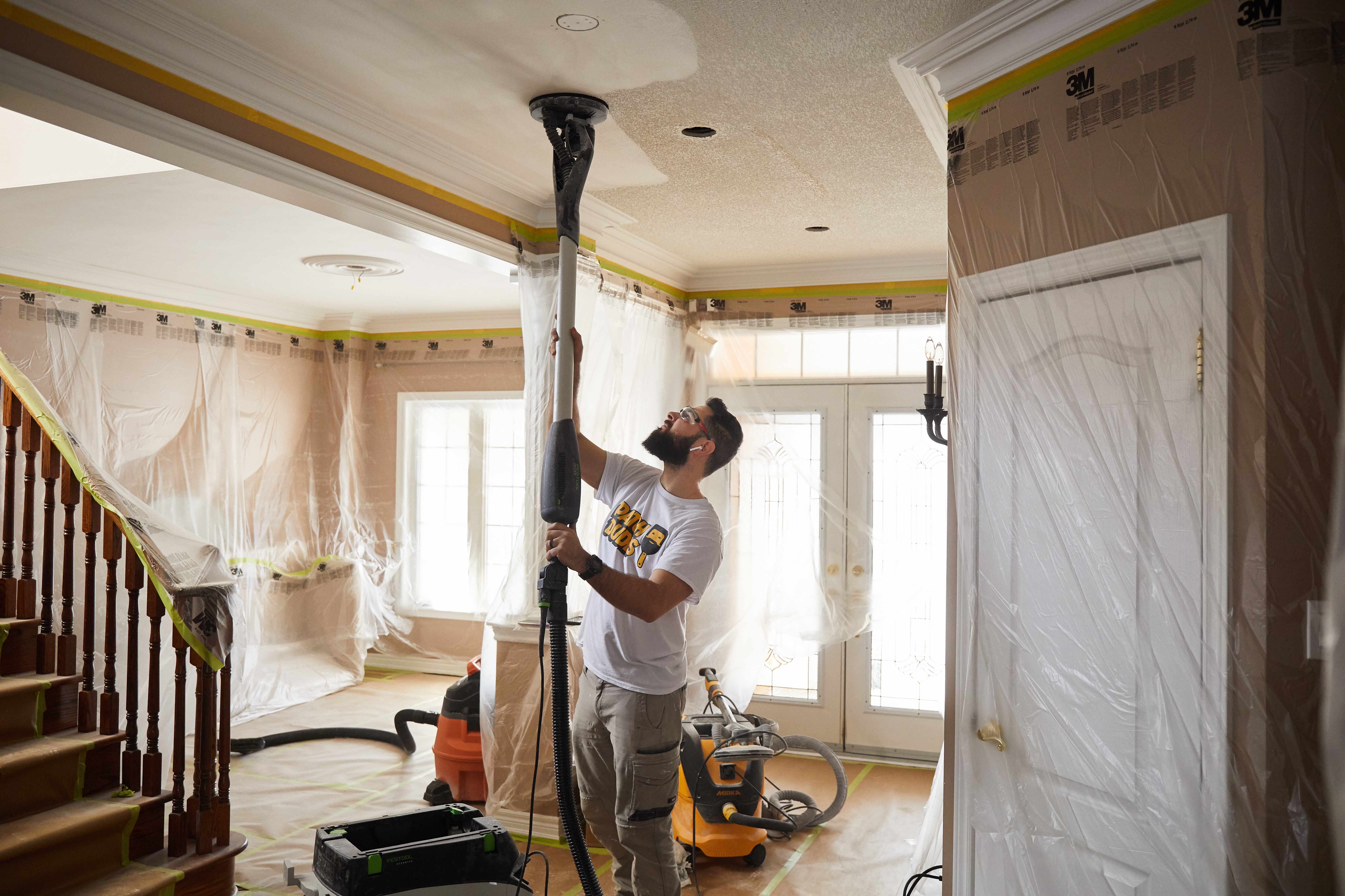 Popcorn ceiling texture